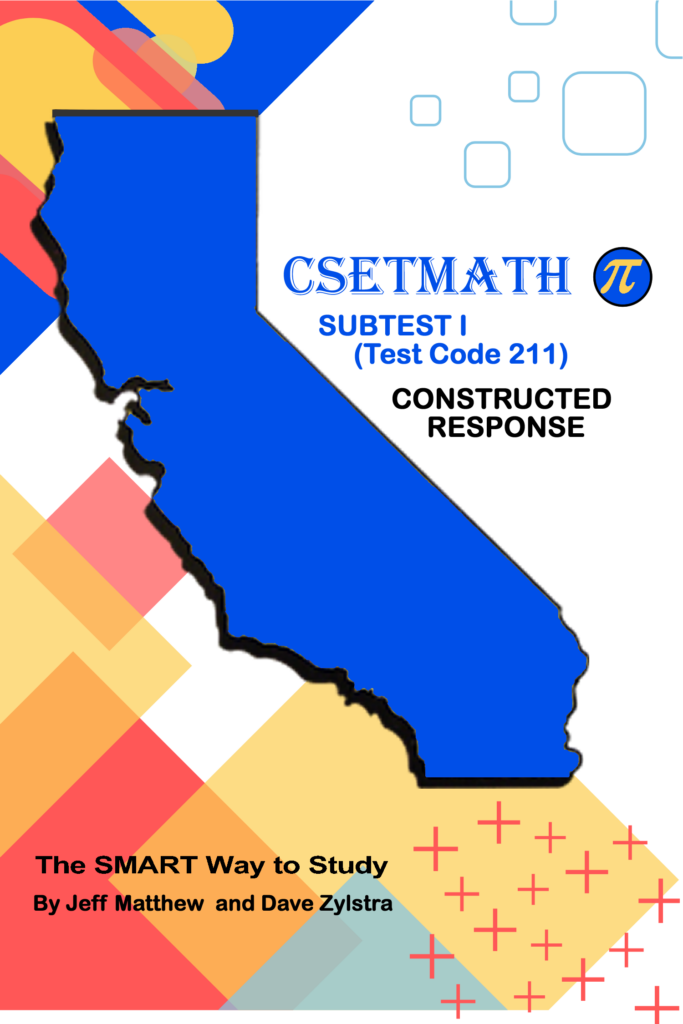 CSET Math Subtest 1 Constructed Response Workbook