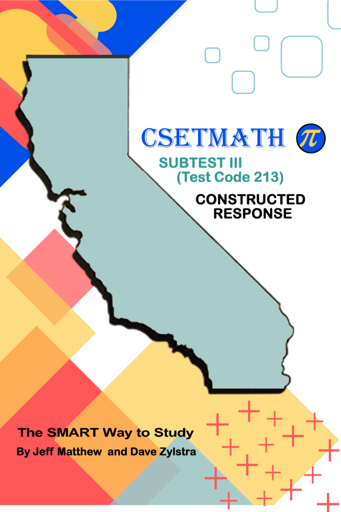 CSET Math Subtest 3 Constructed Response Workbook